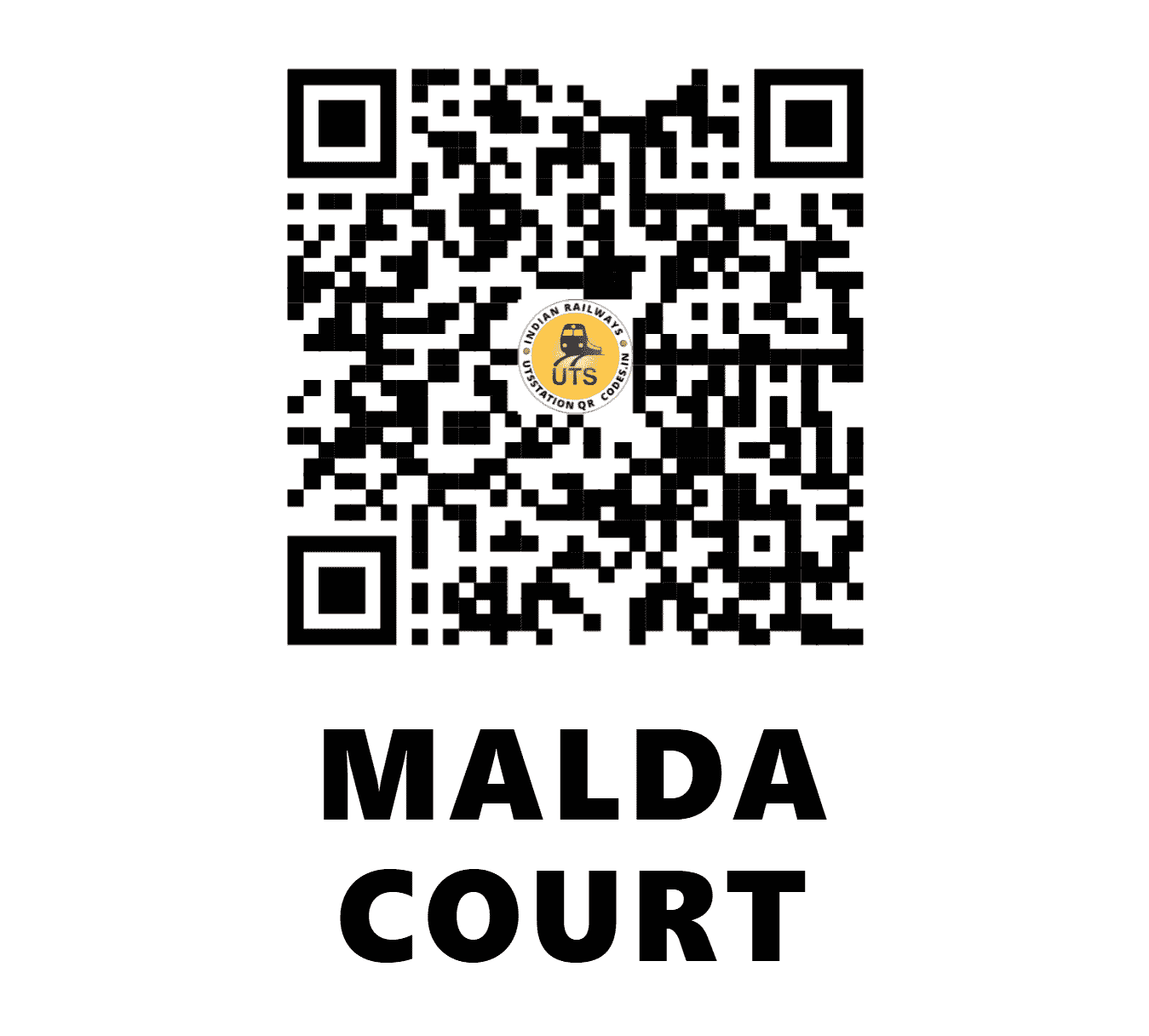 UTS QR Code for MALDA COURT - MLFC - NF (WEST BENGAL)